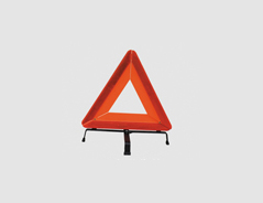 advance warning triangle